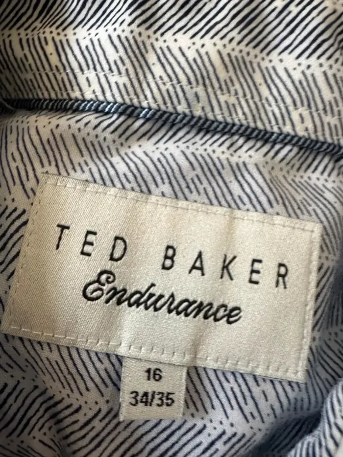 Chemise bleu clair Ted Baker, taille M, très bon état - photo numéro 3