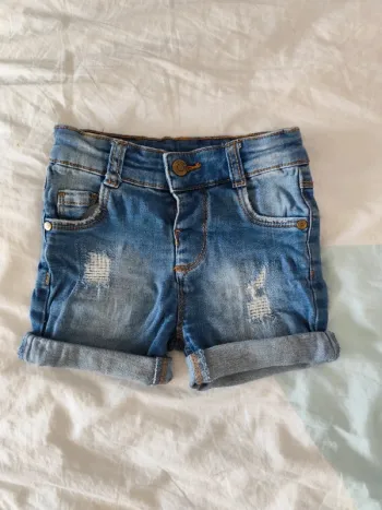 Short en jean 12 mois