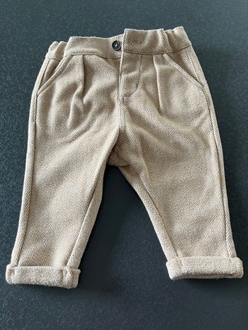 Pantalon beige tape à l’œil 6mois