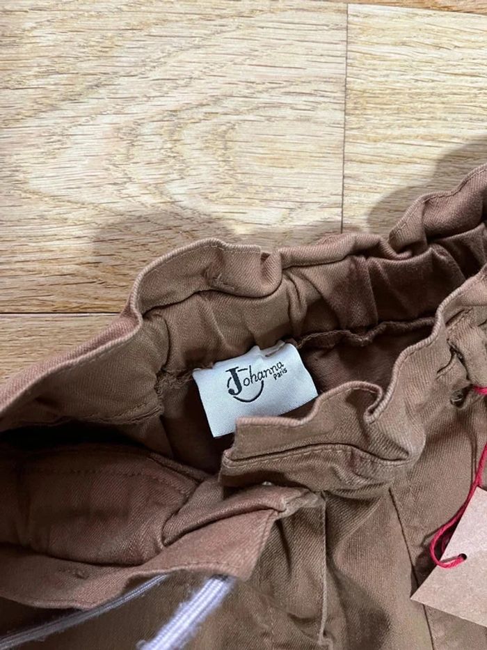 Pantalon paper bag large boyfriends Johanna – Marron – Taille S – Neuf avec étiquette 🍂 - photo numéro 4