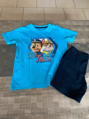 Pyjama été 110/116 cm 5/6 ans pat patrouille