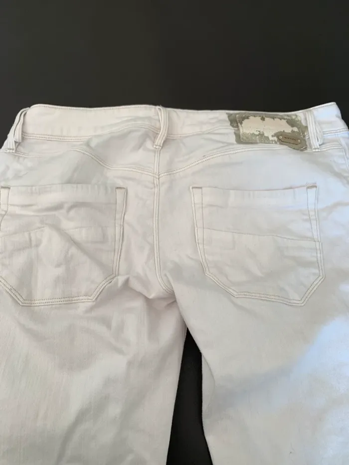 Pantalon blanc skinny taille 38 - photo numéro 8