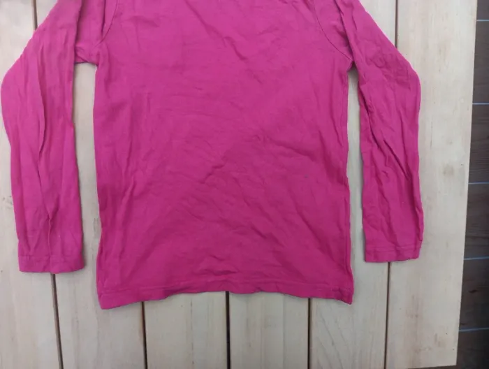 T shirt uni rose 6-7 ans - photo numéro 4