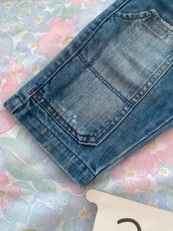 Beau bermuda jeans short lcdp 3 ans - photo numéro 4