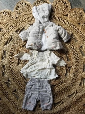 Ensemble biche bébé fille 1 mois orchestra