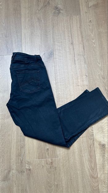 🍃 Jean noir slim effet huilé – Jacqueline Riu – Taille 40 – Très bon état