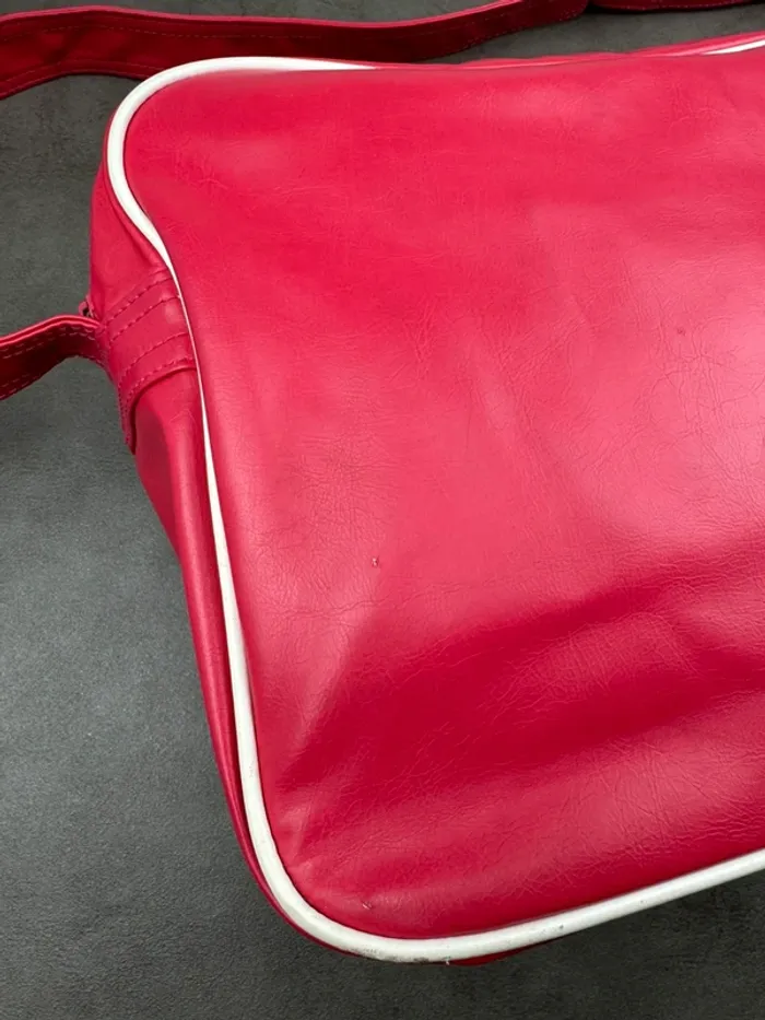 Messenger Bag Adidas Vintage Rose Fuchsia Y2k 00’s - photo numéro 8