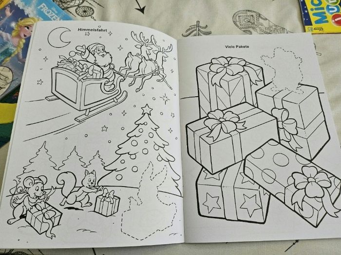 Livre de coloriage + autocollants Noël - photo numéro 3