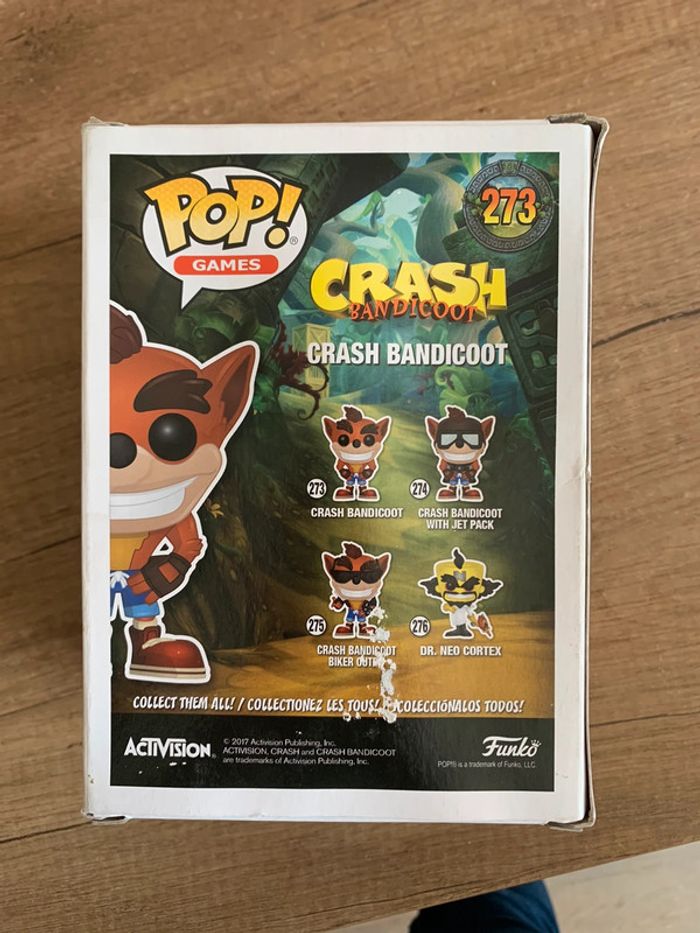 Figurine Pop Crash bandicoot 273 glow in the dark parfait état - photo numéro 6