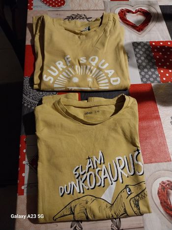 Lot de t-shirts manches longues 12 ans garçon