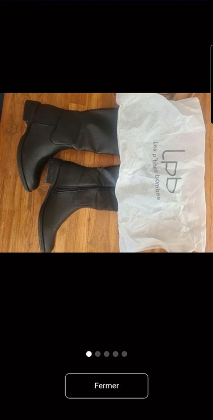 Bottes noires femme taille 38 - photo numéro 7