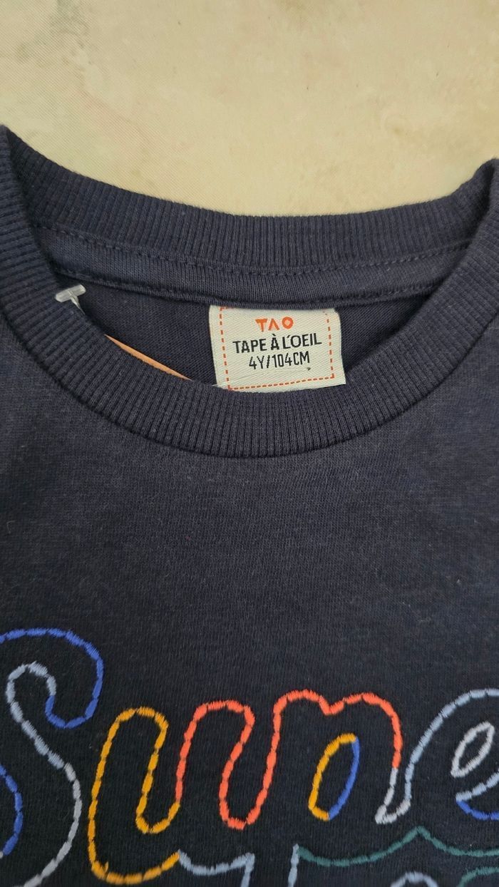 Neufs (non portés) 🏷💙🤩🥰ensemble teeshirt ml et jeans slim 4 ans garçon 🤩🥰 - photo numéro 7