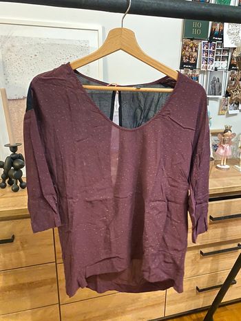 Blouse bordeaux Marco polo