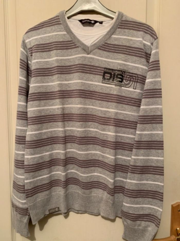 Pull effet tee-shirt