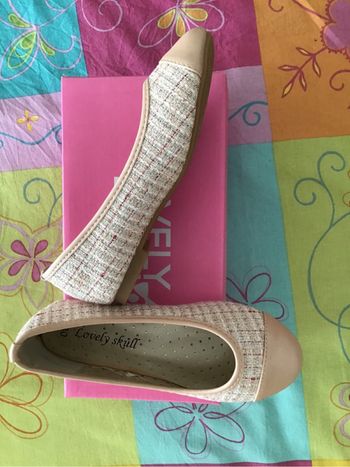 Ballerines roses bi-matieres 30·Neuf avec étiquette·Lovely Skull