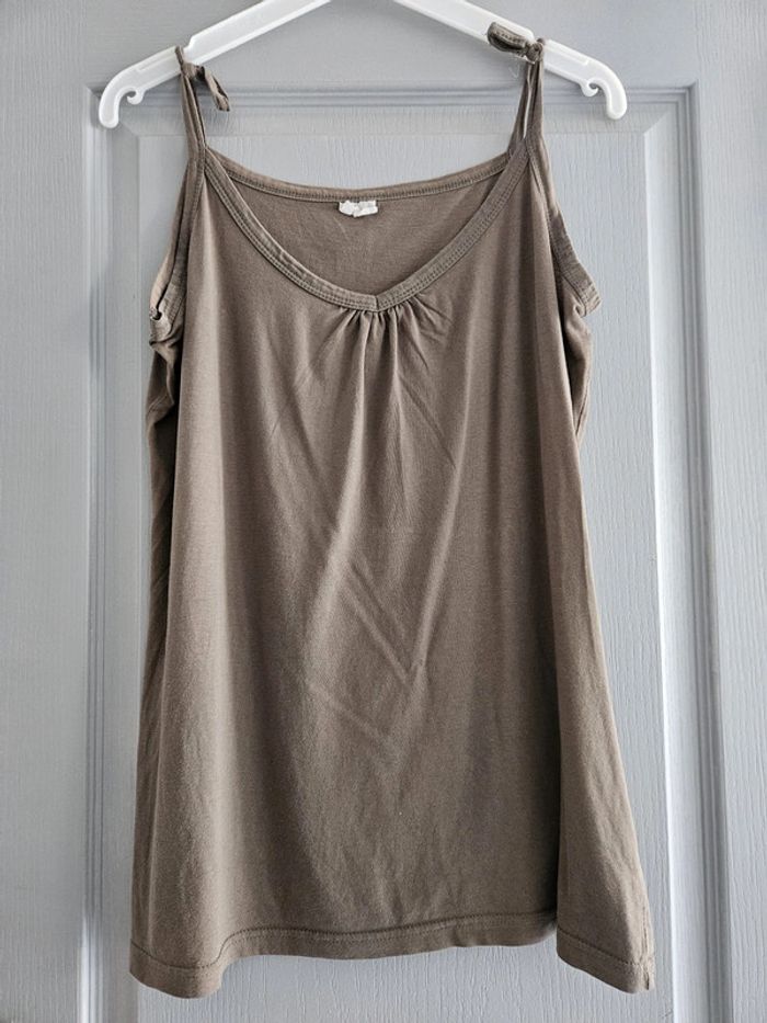 Débardeur à fines bretelles femme - Taille 42 / XL - Kaki