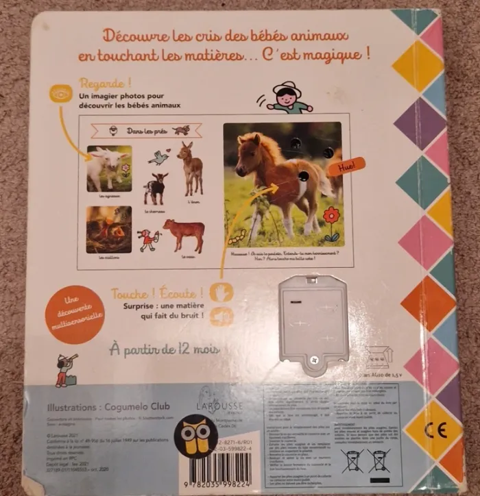 Livre sonore les bébés animaux - photo numéro 3