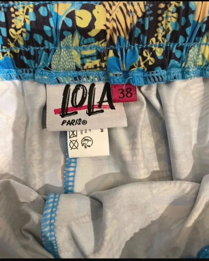 🌴 Short de bain femme tropical LOLA Paris - Taille 38 - photo numéro 5