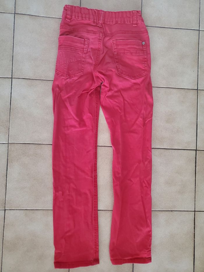 Pantalon jean slim rouge Orchestra 8 ans - photo numéro 2