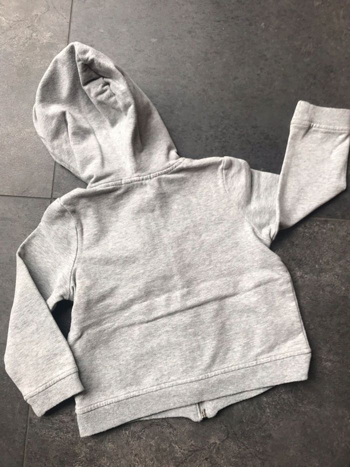 Gilet à capuche gris 3 ans - photo numéro 3