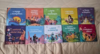 Lot 10 livres "le club des aventuriers de l'histoire "