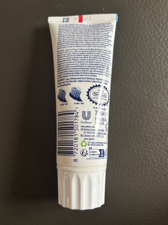 Dentifrice Signal kids 0-6 ans - photo numéro 5