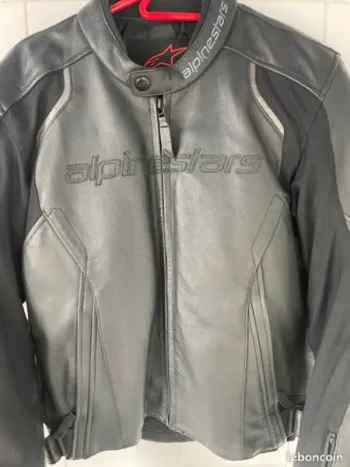 Blouson de moto cuir Alpinestar