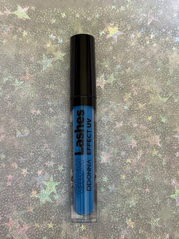 Mascara néon bleu