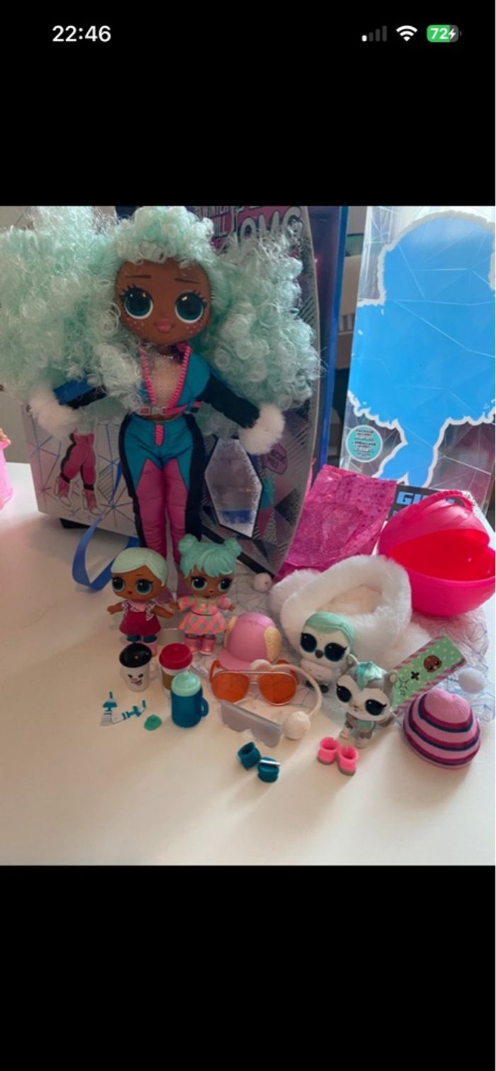 L.O.L Surprise OMG Winter Chill : Icy Gurl y Brrr B.B. Doll