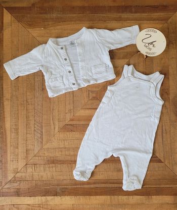 Salopette légère et sa veste petit bateau