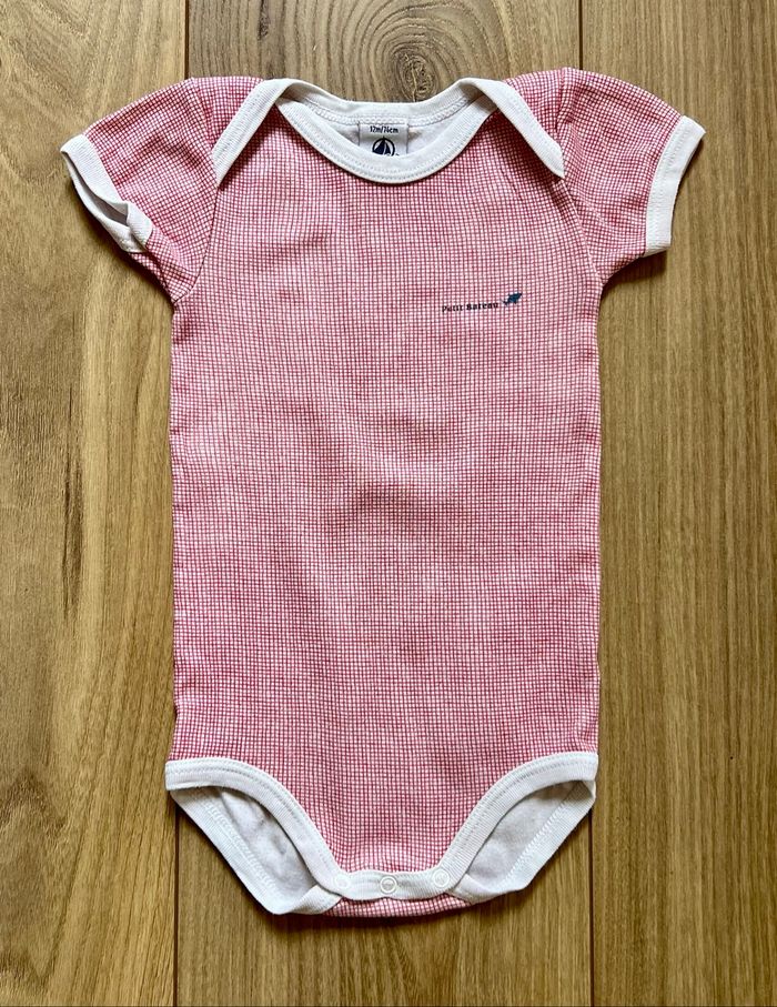 Body petits carreaux rouges - Petit Bateau - photo numéro 2