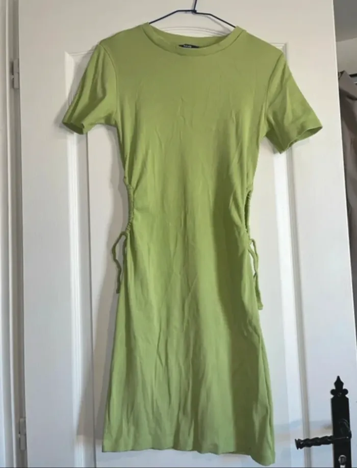 robe été verte kiabi