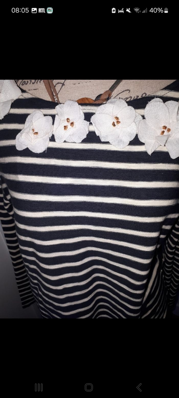 Pull sweat coton Leon & Harper taille M - photo numéro 5
