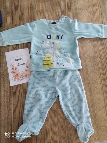 Pyjama deux pièces 12mois