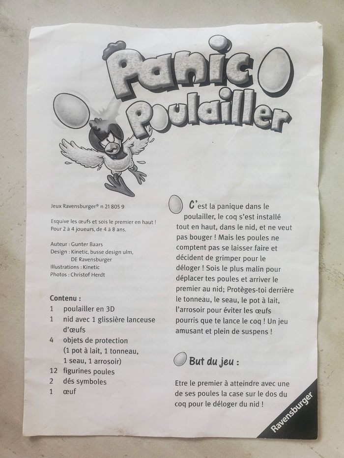 Jeu de société Panic Poulailler Ravensburger - photo numéro 3
