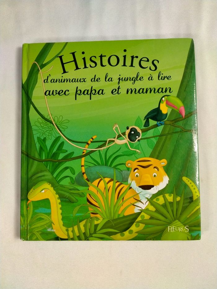Histoire d'animaux de la jungle a lire avec papa et maman