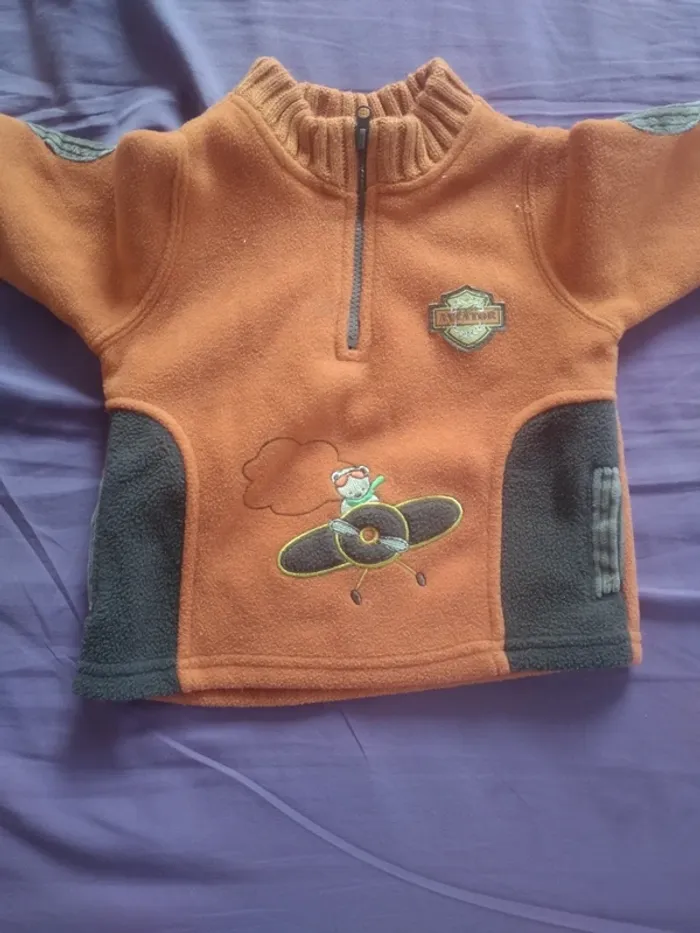 Polaire Pull Garçon 6 Mois - photo numéro 2