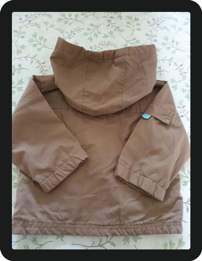 veste/coupe vent garçon marron/bleu Pick ouic 6 mois - photo numéro 4