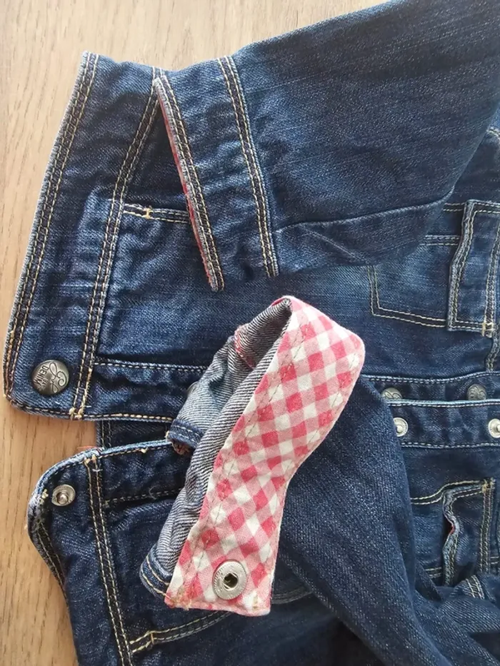 Veste en jean taille 5/6ans - photo numéro 3