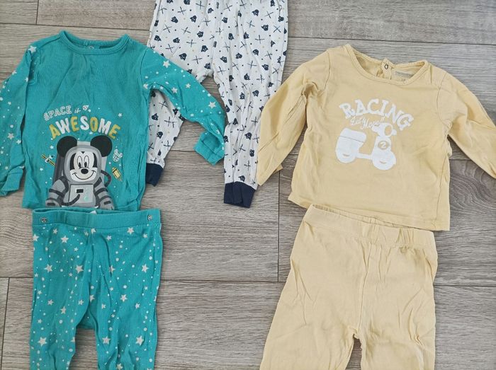 Lot pyjamas 2 pièces 18 mois coton - photo numéro 2
