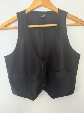 Gilet court sans manches xs