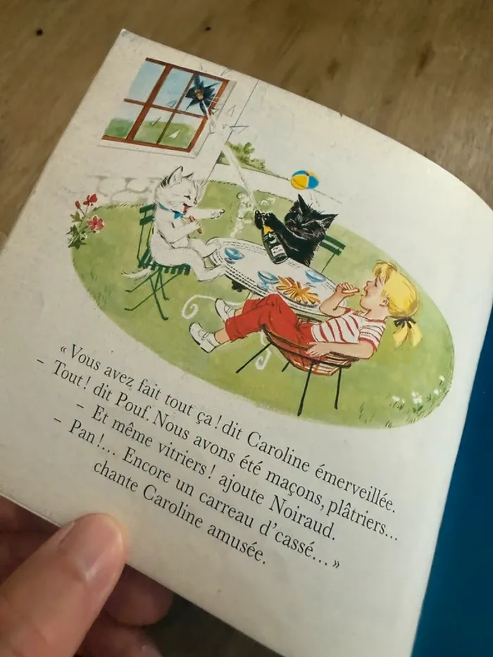 Livre ancien vintage recueil album Caroline Pierre Probst blanc les 7 câlins de la semaine - photo numéro 4