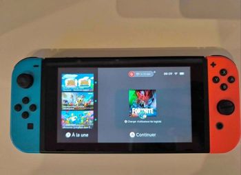 Console Switch avec 5 jeux
