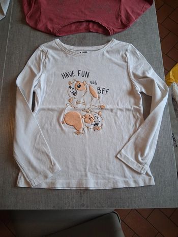 T-shirt manches longues 6ans kiabi
