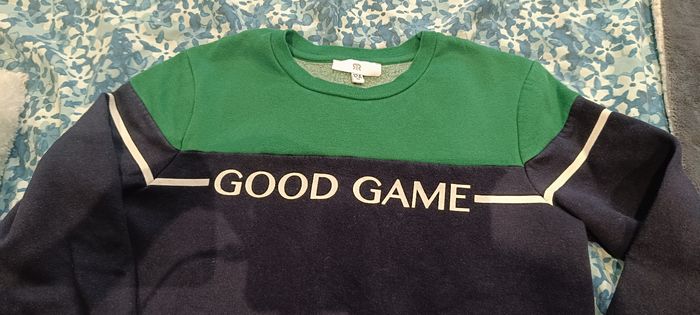 Sweat pull 12 ans bleu marine - photo numéro 2