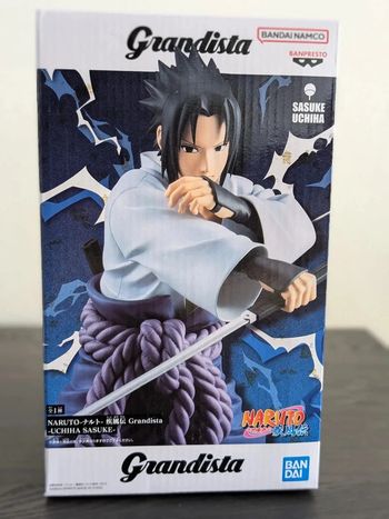 Figurine Naruto Shippuden - Uchiha Sasuke Grandista - Banpresto