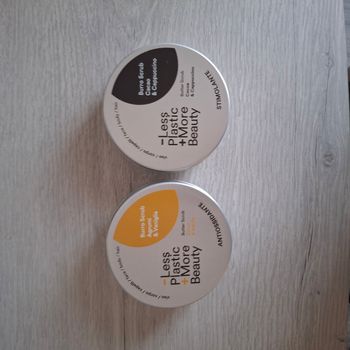 Lot 2 beurres-gommages au sucre de canne biologique - Label AIAB - Sapone di un Tempo