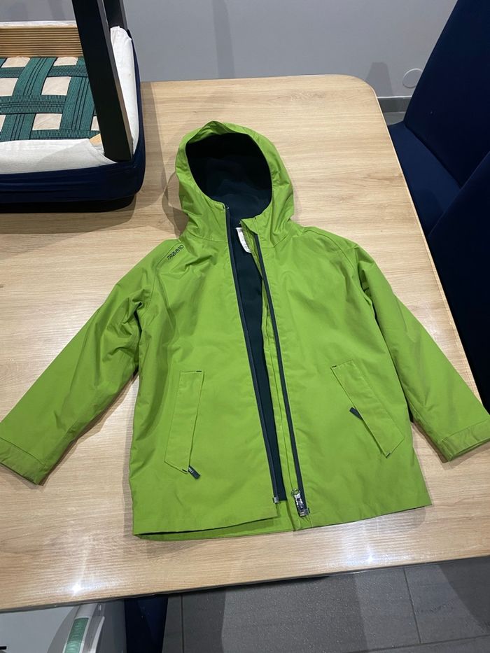 Manteau imperméable, doublé polaire, 6 ans - photo numéro 4
