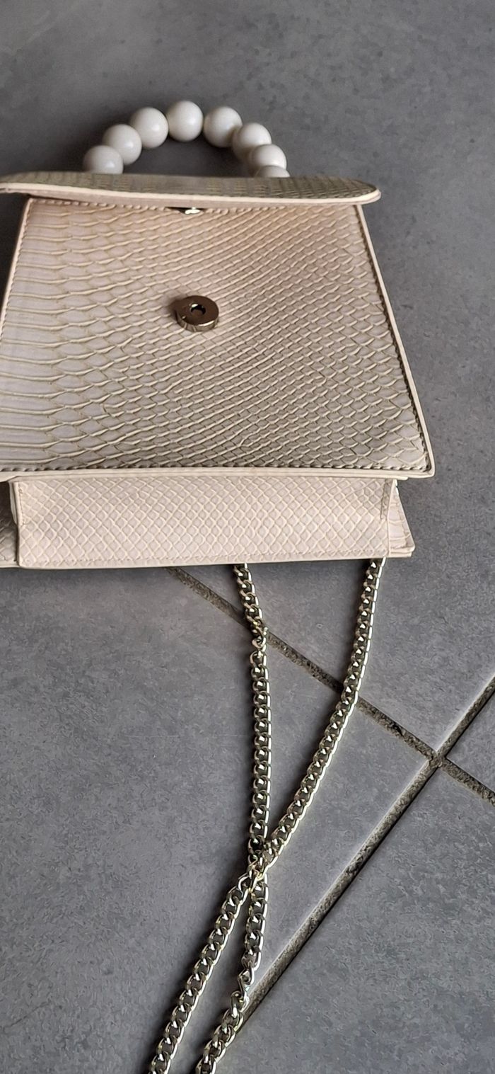 Très joli sac beige effet python Pimkie - photo numéro 5