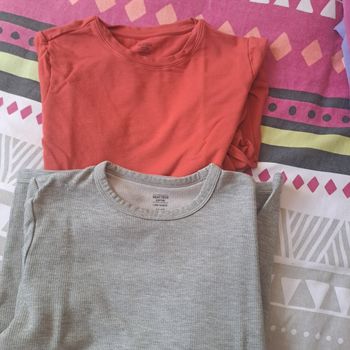 Lot 1 pull fin et 1 Tee-shirt longue manche